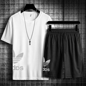 【两件套】ins潮牌CC运动休闲套装男