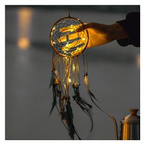 Dream catcher hanging ornaments handmade wind chimes girls room decoration creative antique pendant diy kindergarten material layout