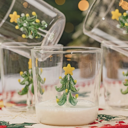 Рождественский креативный стеклянный защитный амулет для раннего возраста, украшение для ногтей, подарок на день рождения