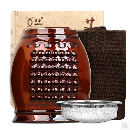 Support Double Moxibustion Ceramic Jar Home Scraping Cupping Cup Yang Warm Moxibustion Instrument Moxibustion Box Suspended Moxibustion Instrument Carry-on Moxibustion Instrument