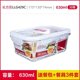 hộp cơm tự nấu Khóa hộp đựng đồ ăn bằng thủy tinh, hộp đựng đồ ăn bằng lò vi sóng - Hộp cơm điện sưởi ấm hộp cơm cắm điện inox 3 tầng meiyun