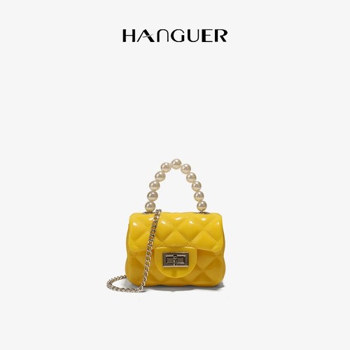 Милая свежая желтая прозрачная помада, кошелек, небольшая сумка