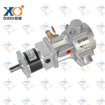 Piston-type pneumatic motor distribution planetary reducer low speed high-power explosion-proof pneumatic motor positive reversal throttle