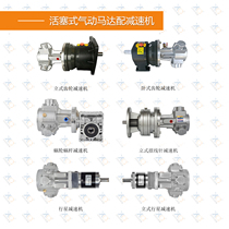 Piston-type pneumatic motor distribution reducer vane-type pneumatic motor distribution reducer Various mounting modes