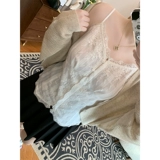 Кружевной весенний базовый топ с чашечками, размер, по фигуре