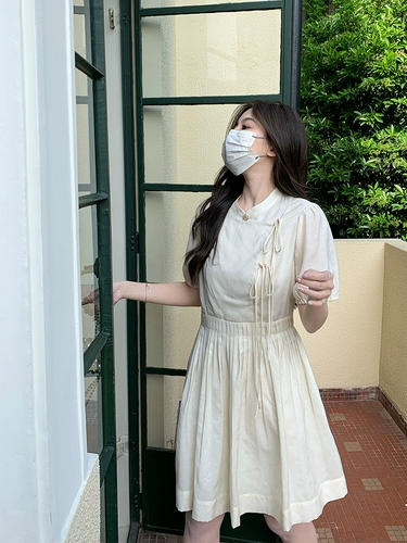 Летнее ципао, платье, юбка, приталенная кукла, корсет, китайский стиль, оверсайз