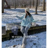 Бархатный свитер, куртка, удерживающий тепло кардиган, большой размер, свободный крой