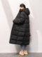 Goose down down jacket women's long knee-length thickening 2025 new winter Northeast Harbin extreme cold warm windproof jacket