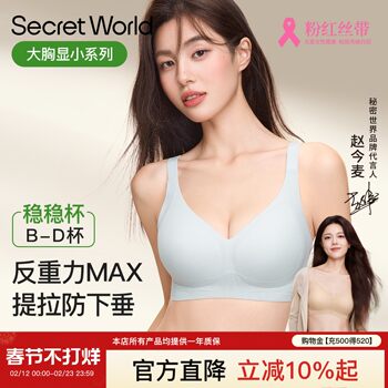 Secretworld Large Bust Minimizing Bra for Women, Summer Thin Style, Lift and Prevent Sagging, Gather Side Breasts, Seamless Bra