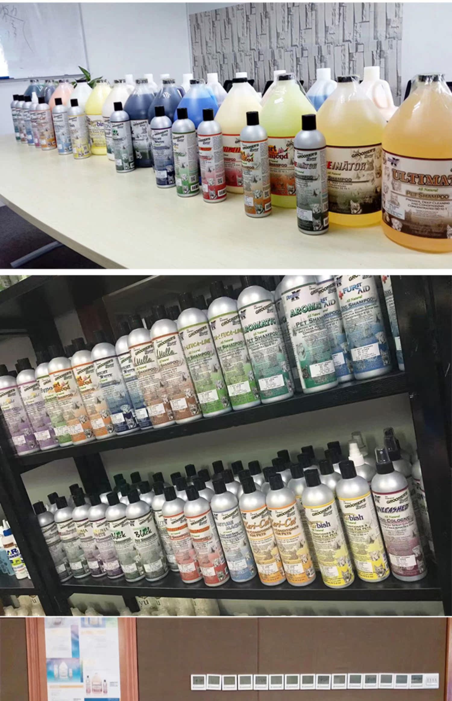 Hoa Kỳ Double k pet dầu gội dk vòi hoa sen gel tắm cấp độ phù hợp mèo mèo con chó con phổ quát hương liệu - Cat / Dog Beauty & Cleaning Supplies Lược chải lông FURminator.