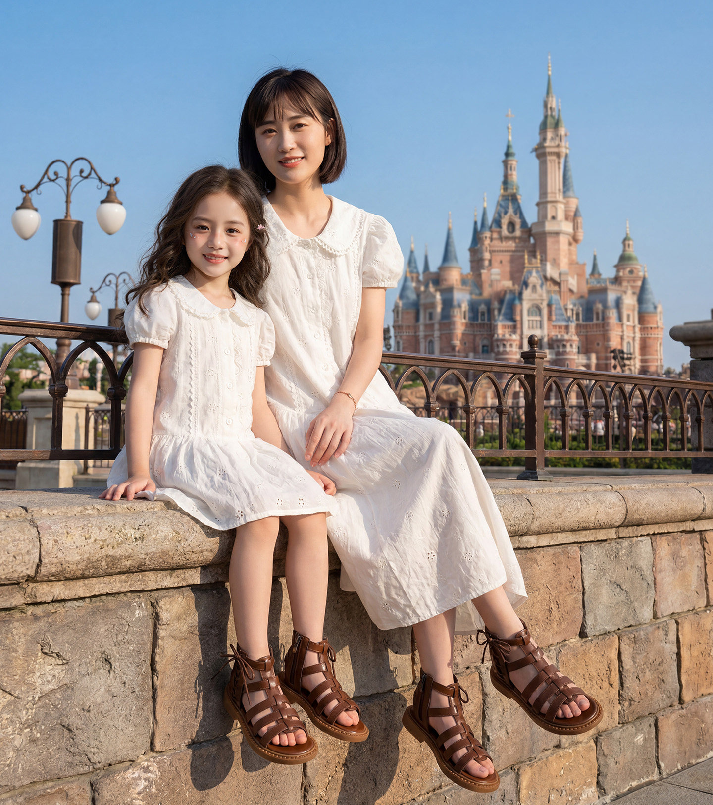 女童凉鞋儿童罗马鞋2026新款中大童软底女孩夏季童鞋女宝夏款鞋子 — 37