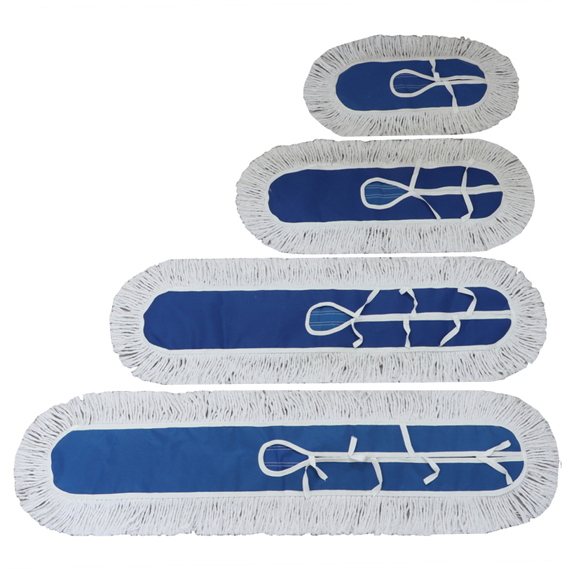 Flat Mop Replacement Cloth Dust Removal Mop Head Dust Removal Mop Cloth Hood Mop Head Mound Cotton Wire Drain 6080 90110cm