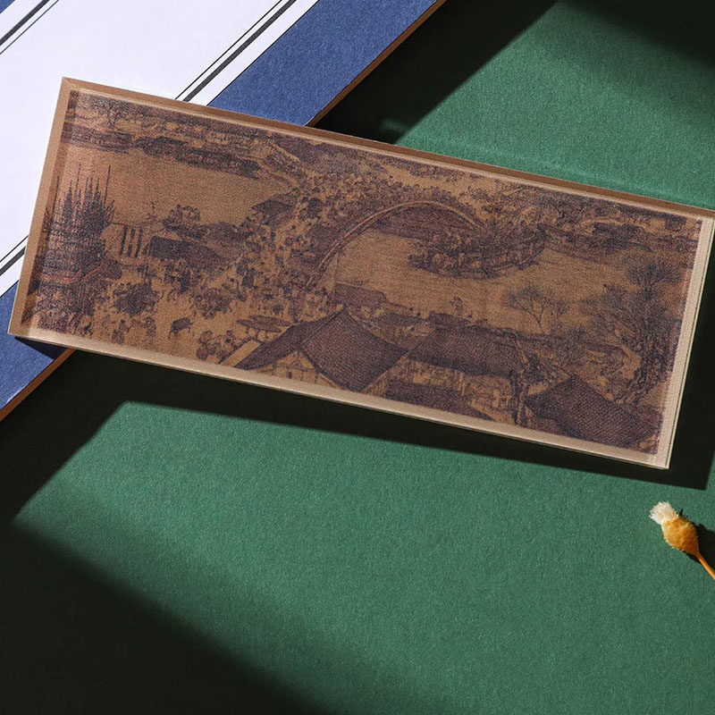 Refrigerator Sticker Home Brief Decoration Magnet Sticker China Wind Four Famous Paintings Series Ultra-Thick Real Transparent Acrylic-Taobao