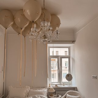 Imported balloon latte color latex ball helium floating ball