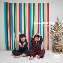 Merry Christmas Christmas tassels rain curtain background New Year decoration curtain color pull flower