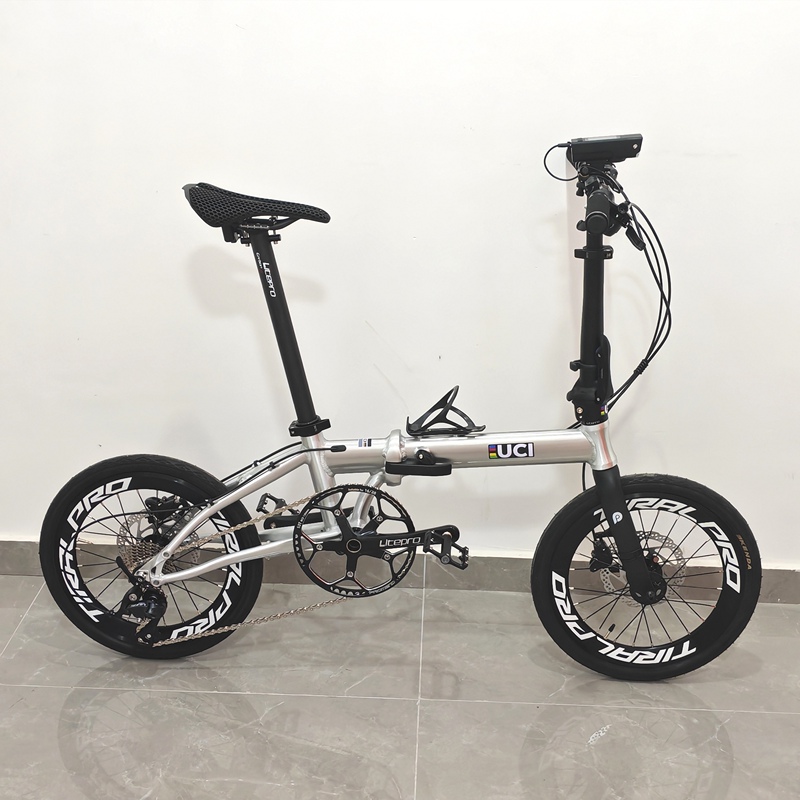 16inch Aluminum Alloy Foldableing Bicycle Disc Brake Frame K3Plusmini Adult Male and Female Student Bicycle DIY