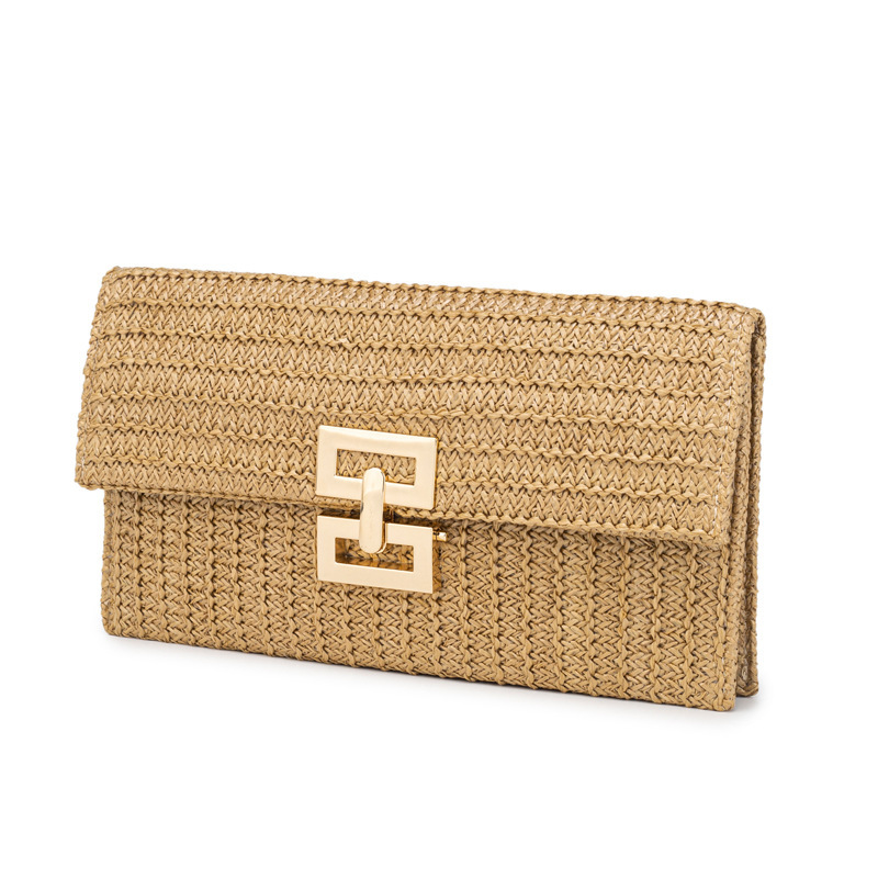 Bohemian Vacation Woven Clutch Cross-Border New Handbag Shein Popular Flap Bag Straw Bag Envelope Bag Bohemian Vacation Woven Clutch Cross-Border New Handbag Shein Popular Flap Bag Straw Bag Envelope Bag