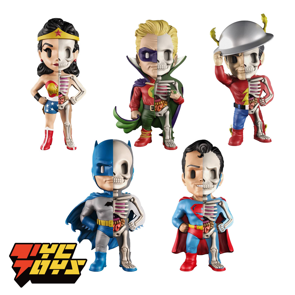 (TYCTOYS) Spot XXRAY DC Golden Age Superman Jason Freeny Half Anatomy