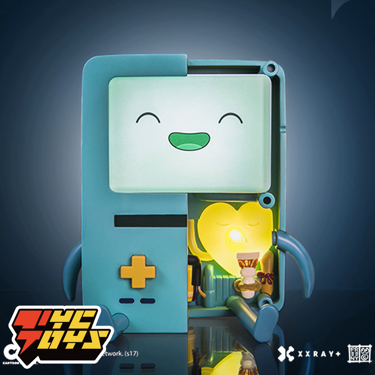 (TYCTOYS) Spot XXRAY PLUS 15cm Adventure Time Treasure BMO can light up limited