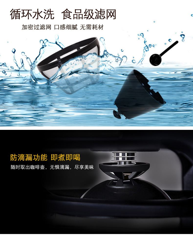 máy espresso Máy pha cà phê IRIS / Alice tại nhà máy pha cà phê nhỏ văn phòng CMK-600B - Máy pha cà phê máy xay cafe cầm tay