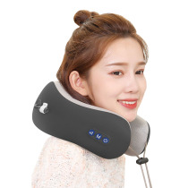 U-shaped massage pillow Electric multi-function portable cervical spine neck vibration physiotherapy hot compress Car wireless pillow Neck