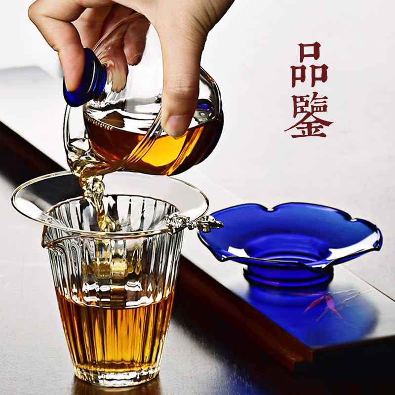 Hin three famous ceramic heat - resistant glass only covered bowl bowl flower tea tea set more large finger bowl tea accessories