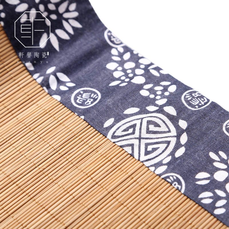 Hin ceramic | reputation Japanese zen art bamboo mat bamboo tea with tea table flag shade tea tea tray mat tea accessories