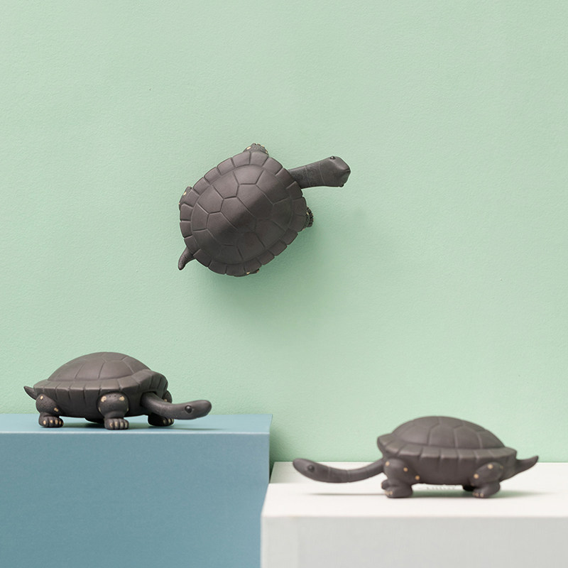 Purple Sand Tea Spotting Pieces Wu Tortoise Fu Sushou Small Tortoise Sculptures Utortoise Cute Personality Can Raise Fun Tea To Play Tea Tray Decorations
