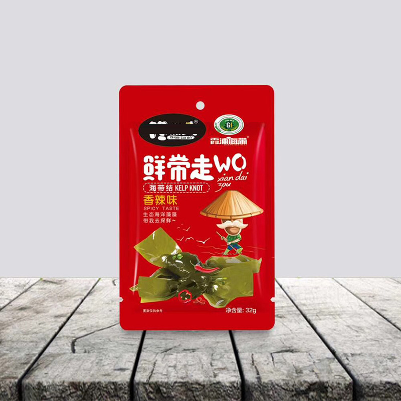 乐吉福 开袋即食 海带结 海带头 组合装 32g*5包*3件 双重优惠折后￥9.9包邮（拍3件）