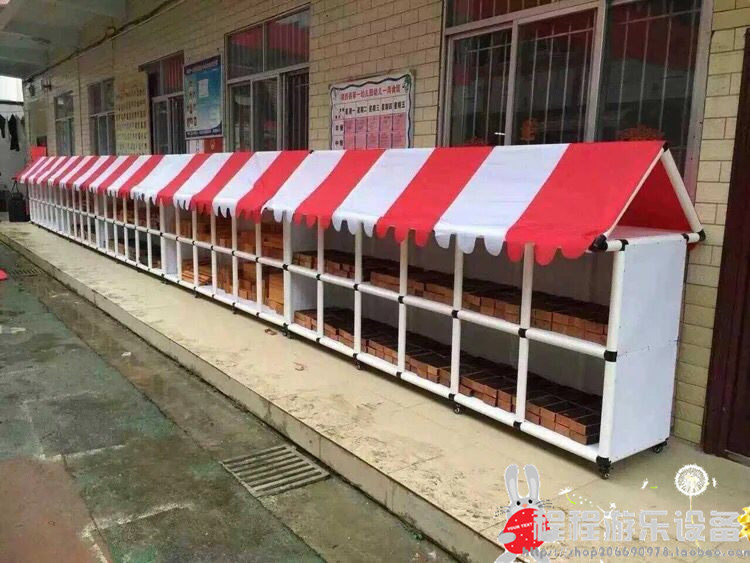 Kindergarten indoor and outdoor children's toys storage layer shelf outdoor building blocks mobile storage cabinet car rack leather ball rack