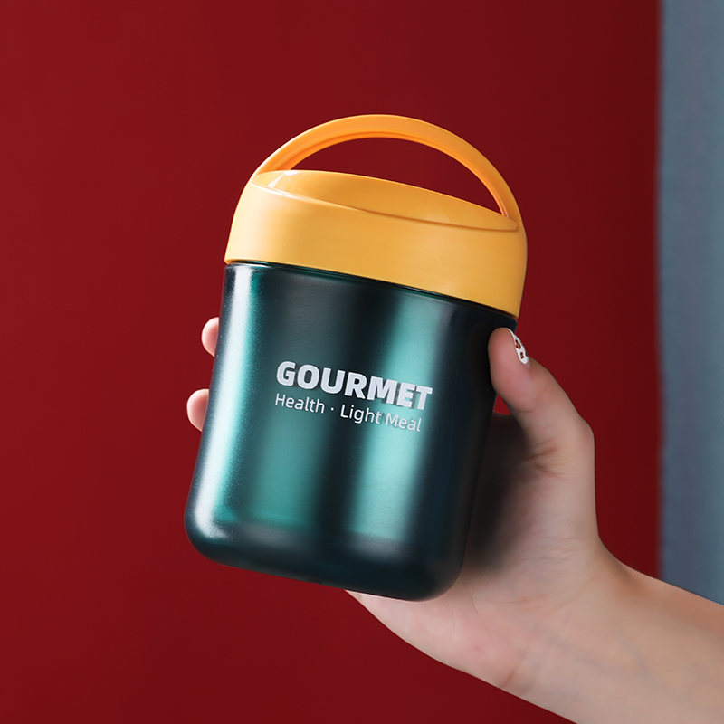 Insulated Soup Pot Stainless Steel Mini Soup Pot Insulated Barrel Small Lunch Box Portable Breakfast Cup Seal With Lid Congee Cup