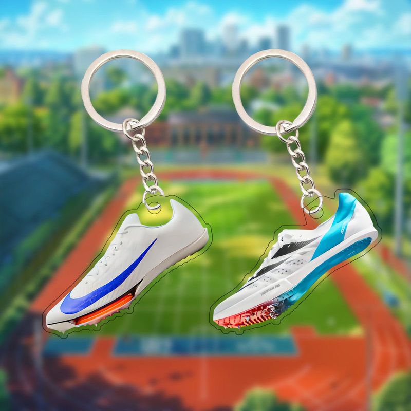 Track and Field Athlete Spike Shoe Keychain Pendant Running Shoes Sprint Mid-Distance Running Sports Student Backpack Small Pendant Track and Field Athlete Spike Shoe Keychain Pendant Running Shoes Sprint Mid-Distance Running Sports Student Backpack Small Pendant