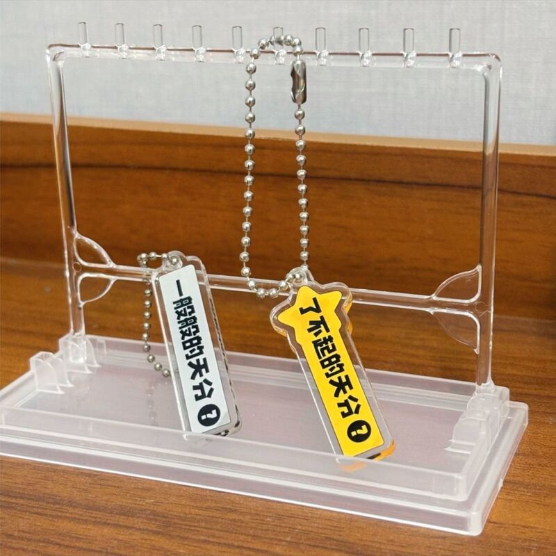 Rock Kingdom World Peripheral Game Talent Keychain Elf Acrylic Bag Decoration Creative Gift for Friends