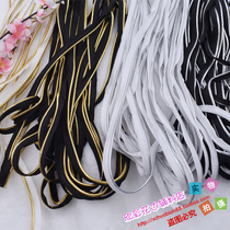 New products on the market stage clothing accessories shop dance clothing supplies bag rope gold silver flower side letter belt lace