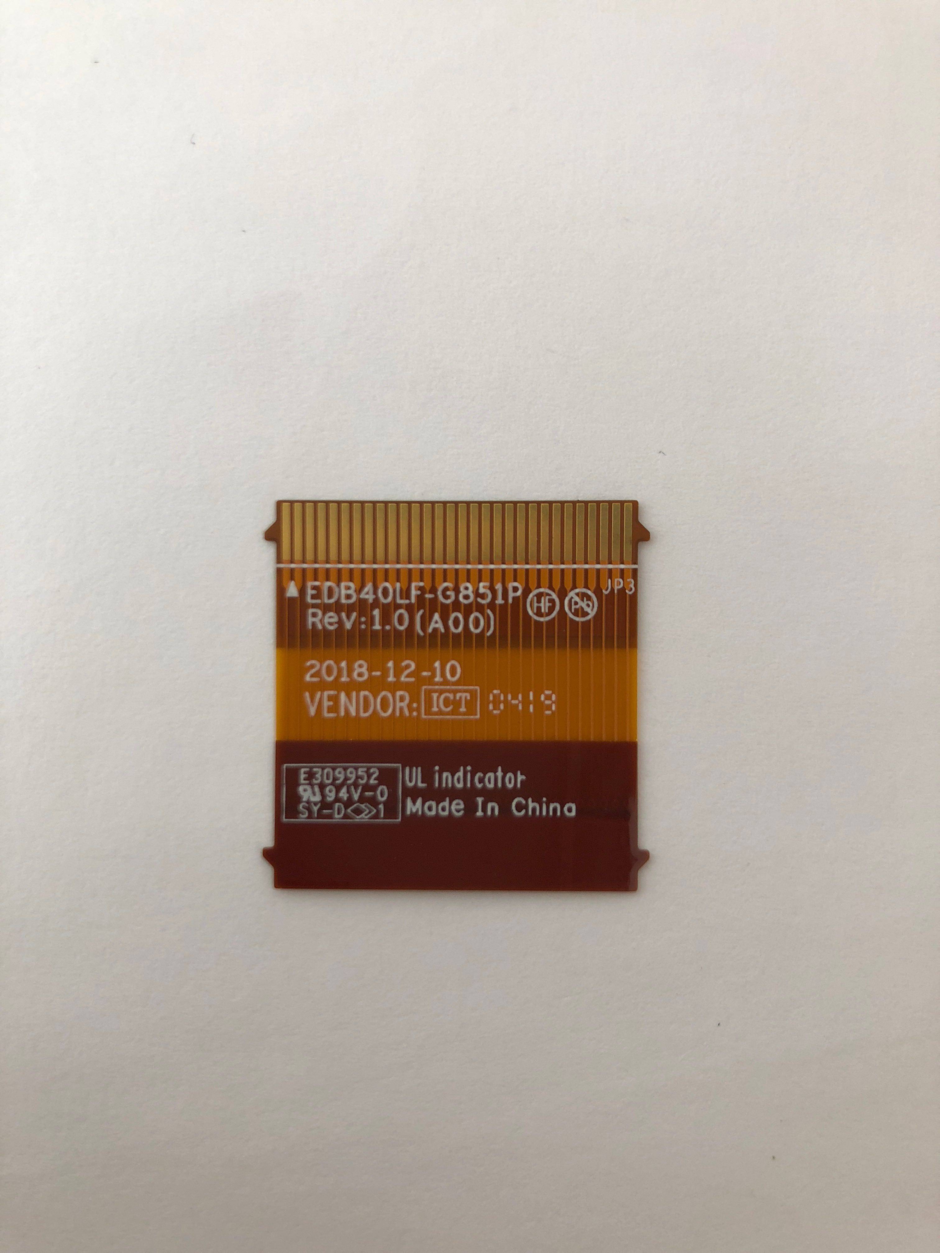 Applicable Notebook Built-in wiring EDB40 LF-G851P wiring E309952