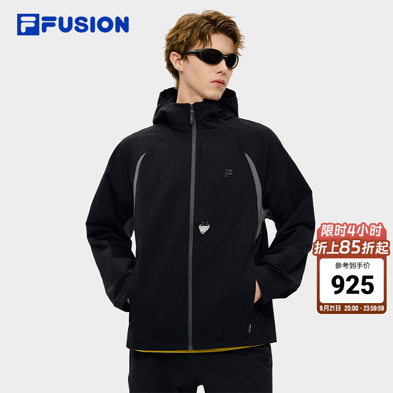 Fila Fusion Trendy Brand Woven Jacket for Men 2026 Spring New Fashion Casual Color-Blocked Hooded Top Fila Fusion Trendy Brand Woven Jacket for Men 2026 Spring New Fashion Casual Color-Blocked Hooded Top