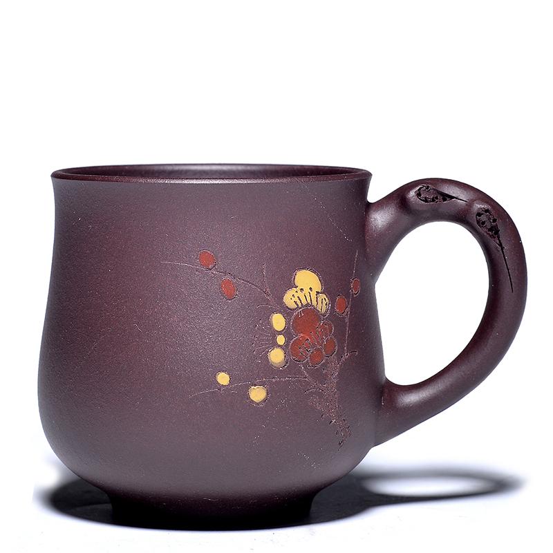 Yixing have the masters cup kung fu tea cups personal small manual point ribbon cup teapot tea violet arenaceous basin