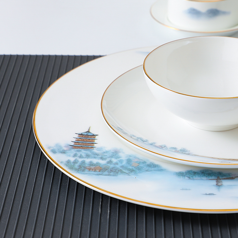 Hotel supplies Hotel ceramic new Chinese high - grade ipads China tableware to suit the club box unit ltd. company