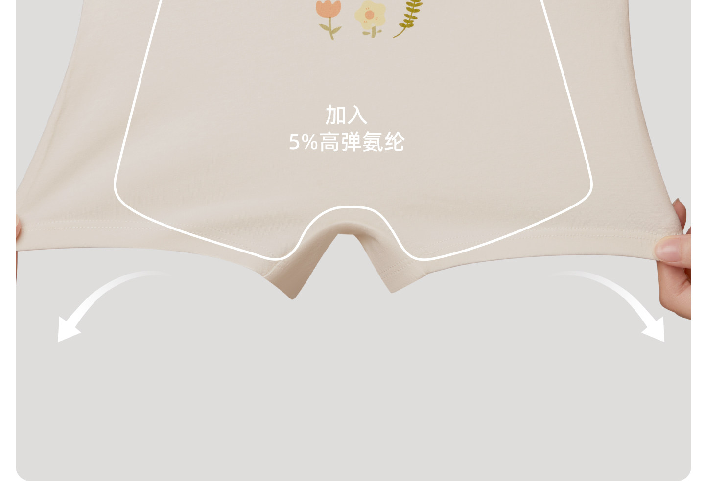有棵树女童内裤儿童全棉纯棉A类小女孩平角四角短裤宝宝不夹屁屁 — 12