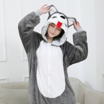 Doll pajamas one-piece winter pajamas Mens and womens cartoon suit Cute one-piece cartoon personality tide funny creativity