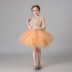 Váy trẻ em váy công chúa váy hoa cô chủ tiệc cưới trình diễn trang phục dạ hội catwalk 2019 mới quần áo biểu diễn piano - Váy trẻ em Váy trẻ em