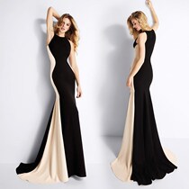 European and American foreign trade autumn and winter New evening dress wish Amazon ebay hot sale explosive sleeveless color color hip dress
