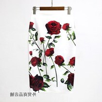 women summer high waist skirt floral print short skirts