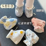 Осень и зимние новорожденные детские обувь вперед и носки 0-3-3 июня-мужчины и девочки-девочки Чистый хлопок плюс флис, чтобы согреться