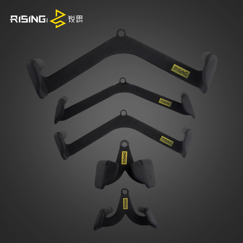 Sitting position rowing boat high position pull down handle pull back with low pull to grip fly bird practice back fitness accessories pull rod