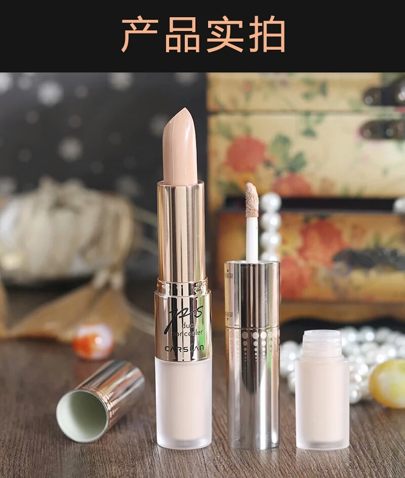 Kazi màu xanh che khuyết điểm che khuyết điểm bút tàn nhang che mặt đốm mụn trứng cá che mụn mụn giữ ẩm không thấm nước chính hãng kem che khuyết điểm nyx