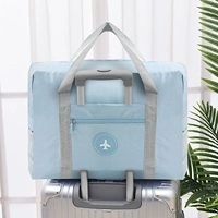 Круглый ярлык синий (большой)