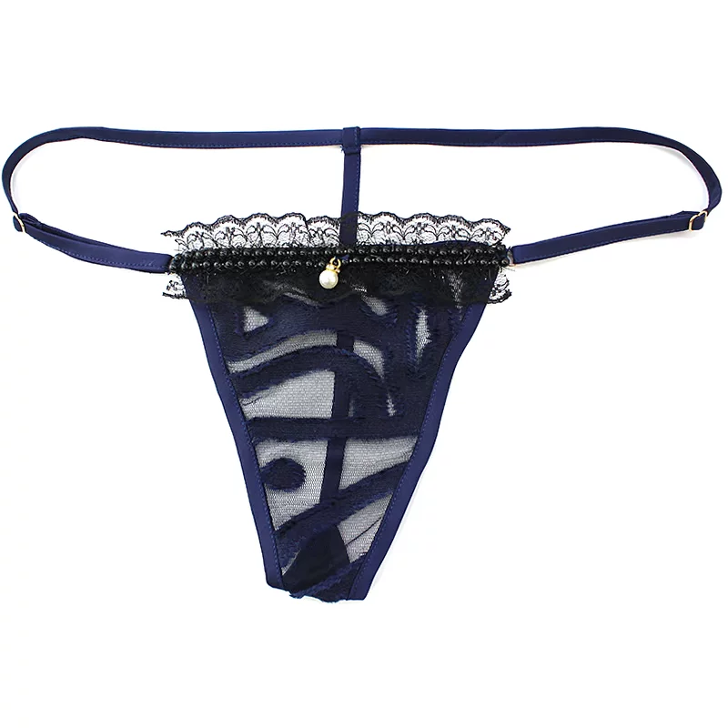 Полупрозрачный элитный женский стильLow-rise сексуальная thong, декоративное бельё, тонкие T-штаны