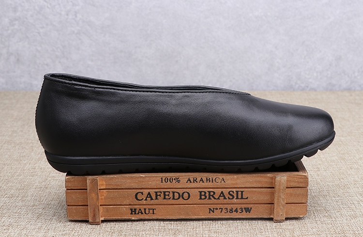 老北京布鞋男真皮圆口皮鞋软底爸爸鞋一脚蹬老人鞋牛皮老头鞋夏季详情14