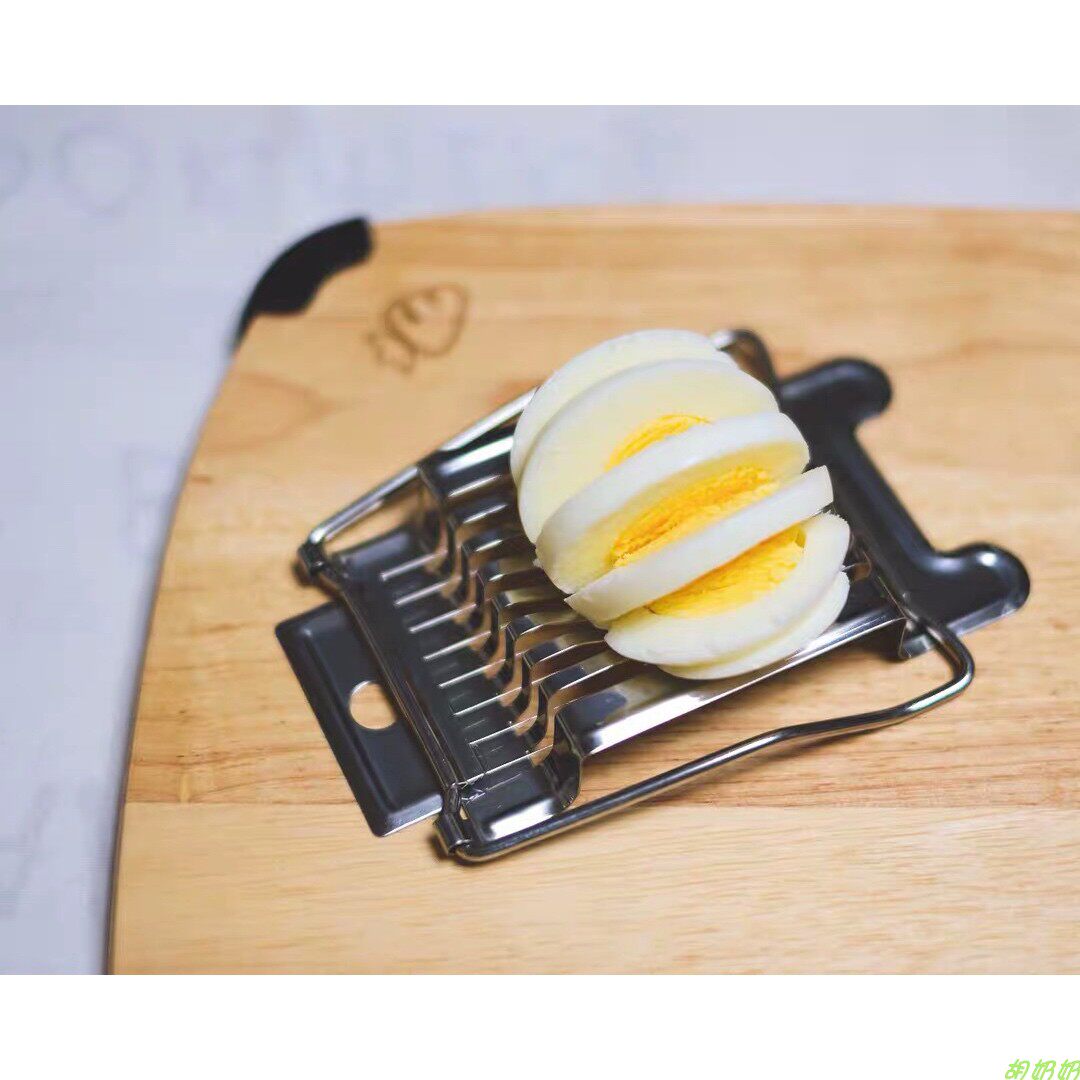 Grandma Hu Japanese kitchen Stainless steel egg cutter egg slicesFlavour-cut egg slicesFlavour-cut egg artifact